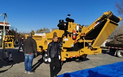 2019年，長春市伊通河設施維護處采購一臺Rayco大型粉碎機1754.